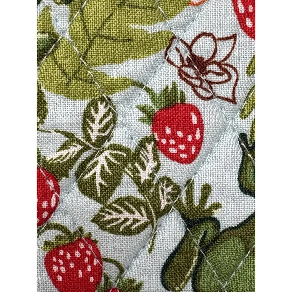 Vera Bradley Frogberry Garden Blue Laptop Pouch Cotton Up To 15 in Laptop Frogs